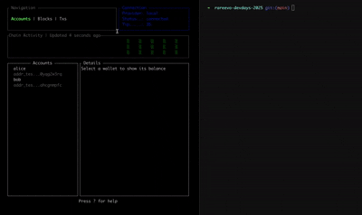 Local test network